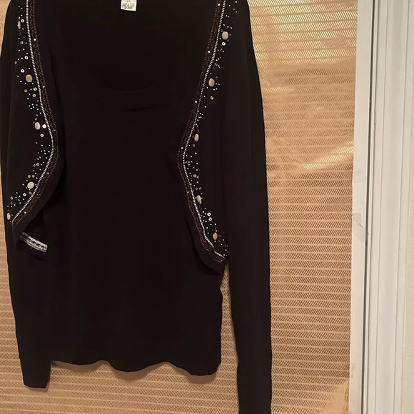 GRAFFITI~ BLOUSE/CARDIGAN~ LARGE - Picture 4 of 5